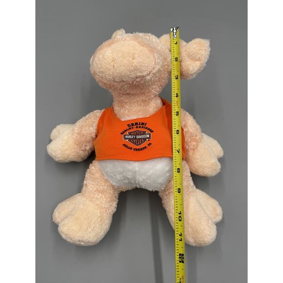 Vintage Harley Davidson Pig 11” Stuffed Animal 2005 Belle Vernon PA - Picture 6 of 12